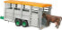 Bruder bruder cattle transport trailer with cow