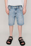 Original-fit denim bermuda shorts