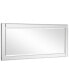 Moderno Beveled Rectangle Wall Mirror, 54" x 24" x 1.18"