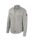 ფოტო #3 პროდუქტის Men's x Wrangler Gray Kansas Jayhawks Cowboy Cut Western Full-Snap Long Sleeve Shirt