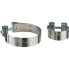 MOOSE HARD-PARTS Stainless Steel Muffler Clamp Серебристый, 39.6-43.2 mm - фото #1