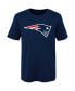 Little Boys and Girls Navy New England Patriots Primary Logo T-shirt