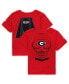 ფოტო #2 პროდუქტის Toddler Boys and Girls Red Georgia Bulldogs Super Hero T-shirt