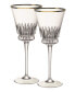 Фото #1 товара Grand Royal Gold-Tone White Wine Glasses, Pair of 2