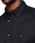 ფოტო #2 პროდუქტის Men's Poplin Long Sleeve Button-Down Shirt