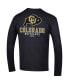 Men's Black Colorado Buffaloes Team Stack Long Sleeve T-shirt Черный, Средний - фото #2