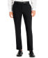 Фото #1 товара Men's Slim-Fit Black Solid Suit Pants, Created for Macy's