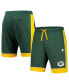 Men's Green, Gold Green Bay Packers Fan Favorite Fashion Shorts