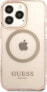 Фото #3 товара Guess Guess GUHMP13LHTCMP iPhone 13 Pro / 13 6,1" różowy/pink hard case Gold Outline Translucent MagSafe NoSize