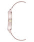 ფოტო #2 პროდუქტის Women's Pink Mesh Bracelet Watch, 38mm