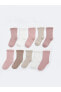 Фото #1 товара LCW baby Basic Kız Bebek Soket Çorap 10'lu Paket