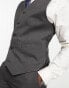 Фото #3 товара ASOS DESIGN slim suit waistcoat in charcoal