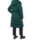 Women's Plus Size Belted Hooded Puffer Coat