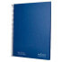 NAVIGATOR A4 spiral notebook hardcover 80h 80gr 4 mm square with navy margin