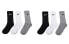 Фото #1 товара Носки Nike Logo 26 - 2 комплекта по 6 пар каждый черно-бело-серый