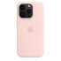 Фото #4 товара Apple iPhone 14 Pro Silicone Case with MagSafe - Chalk Pink - Cover - Apple - iPhone 14 Pro - 15.5 cm (6.1") - Pink