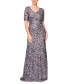 ფოტო #1 პროდუქტის Women's Sequined A-Line Dress