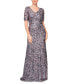 Фото #1 товара Women's Sequined A-Line Dress