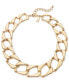 Gold-Tone Large Geometric Chain All-Around Collar Necklace, 18"+ 3" extender, Created for Macy's