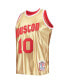 ფოტო #3 პროდუქტის Men's Sam Cassell Gold Houston Rockets 75th Anniversary 1993-94 Hardwood Classics Swingman Jersey