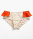 Фото #2 товара Marc Jacobs Womens Nude Orange Color Block Hipster Bikini Bottoms Size L