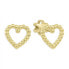 Romantic gold earrings Heart 231 001 00684 0000000