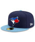 Фото #5 товара Men's Navy Toronto Blue Jays Alternate 4 Authentic Collection On-Field 59FIFTY Fitted Hat
