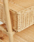 Rattan storage rack