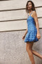 Фото #1 товара Мини-платье с ажурной вышивкой ZARA