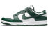 Фото #1 товара Nike Dunk Low Retro "Varsity Green" 防滑轻便 低帮 板鞋 男款 白绿 / Кроссовки Nike Dunk Low Michigan State (Черно-белый)