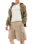 Nike Club woven cargo shorts in beige Бежевый, 32 - W32 - фото #1