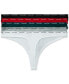 ფოტო #4 პროდუქტის Women's Signature Logo 5-Pk. Thong Underwear QD3712