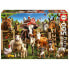 EDUCA 500 Pieces The Naughties Of The Farm Puzzle