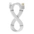 Фото #1 товара Универсальный кабель USB-MicroUSB Celly USBMICROMAGWH Белый 1 m