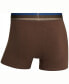 ფოტო #5 პროდუქტის Men's Cotton Blend Trunks, Pack of 3