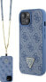 Фото #1 товара Guess Guess GUHCP15SP4TDSCPB iPhone 15 6.1" niebieski/blue hardcase Crossbody 4G Metal Logo