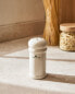 Stoneware cheese shaker