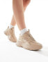 Фото #4 товара ASOS DESIGN Wide Fit Drop trainer in beige