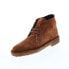 Clarks Desert Boot 26168531 Mens Brown Suede Lace Up Chukkas Boots