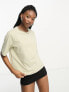 Weekday Perfect relaxed fit t-shirt in beige