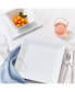 Фото #4 товара 10" Whiteware Square Dinner Plate, Created for Macy's
