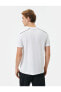 Фото #31 товара 4sam10036nk 000 Beyaz Erkek Polyester Jersey Kısa Kollu T-shirt