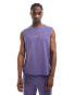 Фото #2 товара ASOS DESIGN sleeveless woven top in purple