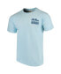 Фото #3 товара Men's Light Blue Ole Miss Rebels Comfort Colors Campus Icon T-shirt