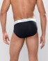 Calvin Klein Cotton Stretch 3-pack briefs in black