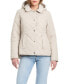 Фото #2 товара Women's Hooded Quilted Water-Resistant Jacket