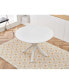 5-Piece Mid-Century Dining Set with White Table