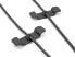 Delock 18447 - Cable holder - Universal - Thermoplastic Rubber (TPR) - Black