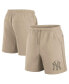 Men's and Women's Khaki New York Yankees Elements Super Soft Fleece Shorts