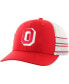 Фото #1 товара Men's Scarlet Distressed Ohio State Buckeyes Straight Eight Adjustable Trucker Hat